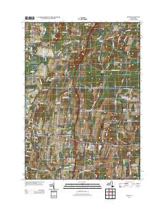Rush New York Historical topographic map, 1:24000 scale, 7.5 X 7.5 Minute, Year 2013