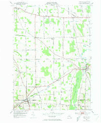 Rushville New York Historical topographic map, 1:24000 scale, 7.5 X 7.5 Minute, Year 1952
