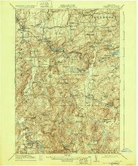 Russell New York Historical topographic map, 1:62500 scale, 15 X 15 Minute, Year 1918