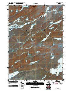 Sabattis New York Historical topographic map, 1:24000 scale, 7.5 X 7.5 Minute, Year 2010