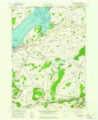 Sackets Harbor New York Historical topographic map, 1:24000 scale, 7.5 X 7.5 Minute, Year 1959