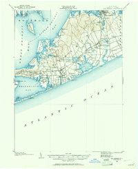 Sag Harbor New York Historical topographic map, 1:62500 scale, 15 X 15 Minute, Year 1903