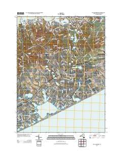 Sag Harbor New York Historical topographic map, 1:24000 scale, 7.5 X 7.5 Minute, Year 2013