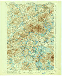 Saint Regis New York Historical topographic map, 1:62500 scale, 15 X 15 Minute, Year 1905
