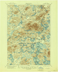 Saint Regis New York Historical topographic map, 1:62500 scale, 15 X 15 Minute, Year 1905