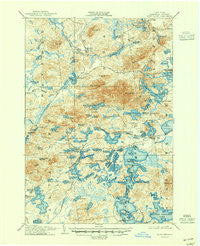 Saint Regis New York Historical topographic map, 1:62500 scale, 15 X 15 Minute, Year 1905