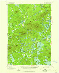 Saint Regis New York Historical topographic map, 1:62500 scale, 15 X 15 Minute, Year 1955
