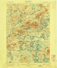 Saint Regis New York Historical topographic map, 1:62500 scale, 15 X 15 Minute, Year 1905
