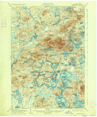 Saint Regis New York Historical topographic map, 1:62500 scale, 15 X 15 Minute, Year 1905