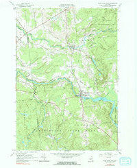 Saint Regis Falls New York Historical topographic map, 1:24000 scale, 7.5 X 7.5 Minute, Year 1964