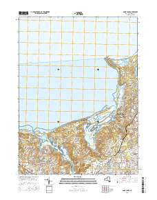 Saint James New York Current topographic map, 1:24000 scale, 7.5 X 7.5 Minute, Year 2016