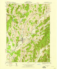 Salem New York Historical topographic map, 1:24000 scale, 7.5 X 7.5 Minute, Year 1944