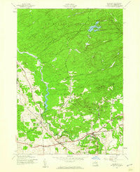 Salisbury New York Historical topographic map, 1:24000 scale, 7.5 X 7.5 Minute, Year 1945