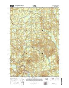 Santa Clara New York Current topographic map, 1:24000 scale, 7.5 X 7.5 Minute, Year 2016