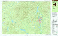 Santanoni Peak New York Historical topographic map, 1:25000 scale, 7.5 X 15 Minute, Year 1999