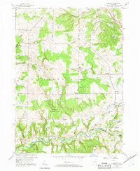 Sardinia New York Historical topographic map, 1:24000 scale, 7.5 X 7.5 Minute, Year 1957