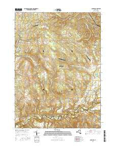 Sardinia New York Current topographic map, 1:24000 scale, 7.5 X 7.5 Minute, Year 2016