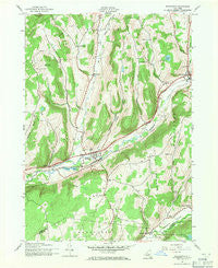 Schenevus New York Historical topographic map, 1:24000 scale, 7.5 X 7.5 Minute, Year 1943
