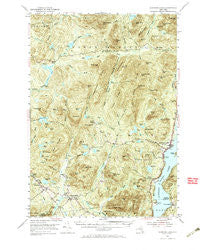 Schroon Lake New York Historical topographic map, 1:62500 scale, 15 X 15 Minute, Year 1953