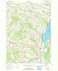 Schuyler Lake New York Historical topographic map, 1:24000 scale, 7.5 X 7.5 Minute, Year 1943