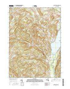 Schuyler Lake New York Current topographic map, 1:24000 scale, 7.5 X 7.5 Minute, Year 2016