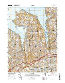 Sea Cliff New York Current topographic map, 1:24000 scale, 7.5 X 7.5 Minute, Year 2016