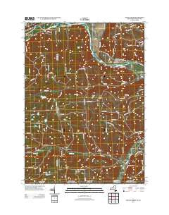 Seeley Creek New York Historical topographic map, 1:24000 scale, 7.5 X 7.5 Minute, Year 2013