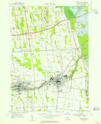 Seneca Falls New York Historical topographic map, 1:24000 scale, 7.5 X 7.5 Minute, Year 1953