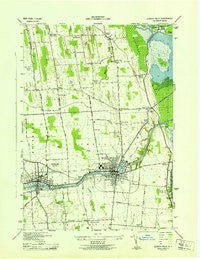 Seneca Falls New York Historical topographic map, 1:31680 scale, 7.5 X 7.5 Minute, Year 1943