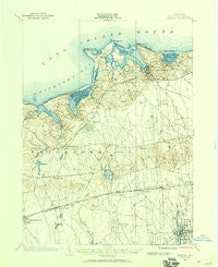 Setauket New York Historical topographic map, 1:62500 scale, 15 X 15 Minute, Year 1902