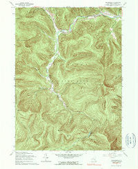 Shandaken New York Historical topographic map, 1:24000 scale, 7.5 X 7.5 Minute, Year 1960