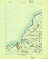 Silver Creek New York Historical topographic map, 1:62500 scale, 15 X 15 Minute, Year 1899