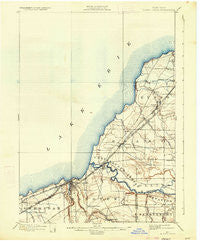 Silver Creek New York Historical topographic map, 1:62500 scale, 15 X 15 Minute, Year 1899
