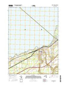 Silver Creek New York Current topographic map, 1:24000 scale, 7.5 X 7.5 Minute, Year 2016