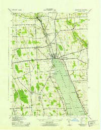 Skaneateles New York Historical topographic map, 1:31680 scale, 7.5 X 7.5 Minute, Year 1943