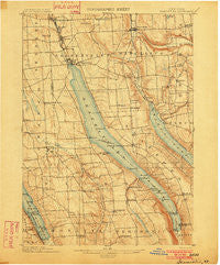 Skaneateles New York Historical topographic map, 1:62500 scale, 15 X 15 Minute, Year 1902