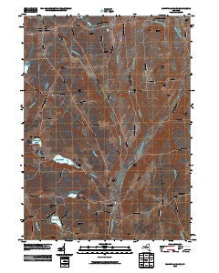 Smithville Flats New York Historical topographic map, 1:24000 scale, 7.5 X 7.5 Minute, Year 2010