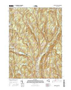 Smithville Flats New York Current topographic map, 1:24000 scale, 7.5 X 7.5 Minute, Year 2016