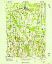 Sodus New York Historical topographic map, 1:24000 scale, 7.5 X 7.5 Minute, Year 1952