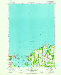 Sodus Point New York Historical topographic map, 1:24000 scale, 7.5 X 7.5 Minute, Year 1953