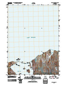 Sodus Point New York Historical topographic map, 1:24000 scale, 7.5 X 7.5 Minute, Year 2010
