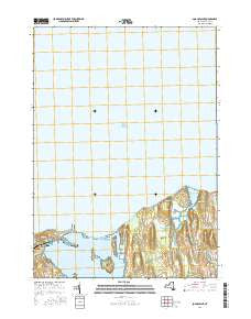 Sodus Point New York Current topographic map, 1:24000 scale, 7.5 X 7.5 Minute, Year 2016