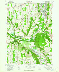 South Onondaga New York Historical topographic map, 1:24000 scale, 7.5 X 7.5 Minute, Year 1955