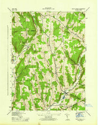 South Ostelic New York Historical topographic map, 1:31680 scale, 7.5 X 7.5 Minute, Year 1944