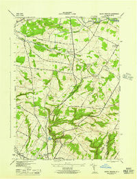 South Trenton New York Historical topographic map, 1:31680 scale, 7.5 X 7.5 Minute, Year 1945