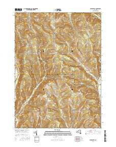 Speedsville New York Current topographic map, 1:24000 scale, 7.5 X 7.5 Minute, Year 2016