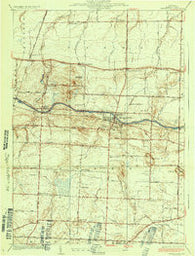 Spencerport New York Historical topographic map, 1:24000 scale, 7.5 X 7.5 Minute, Year 1934