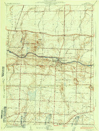 Spencerport New York Historical topographic map, 1:24000 scale, 7.5 X 7.5 Minute, Year 1934