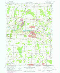 Spencerport New York Historical topographic map, 1:24000 scale, 7.5 X 7.5 Minute, Year 1971