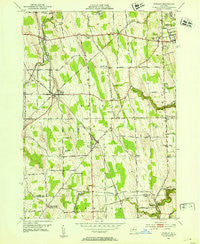 Stanley New York Historical topographic map, 1:24000 scale, 7.5 X 7.5 Minute, Year 1952